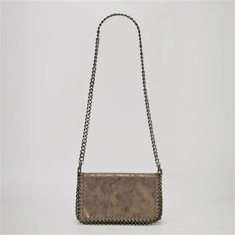Luxury glimmer shoulder bag simple wild dinner clutch with antioxidant chain crossbody | Багаж и сумки