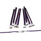 5 Pin светодиодный кабель мужской женский разъем адаптера провода для 5050 SMD RGB светодиодный полосы светильник RGBW светодиодный управления
