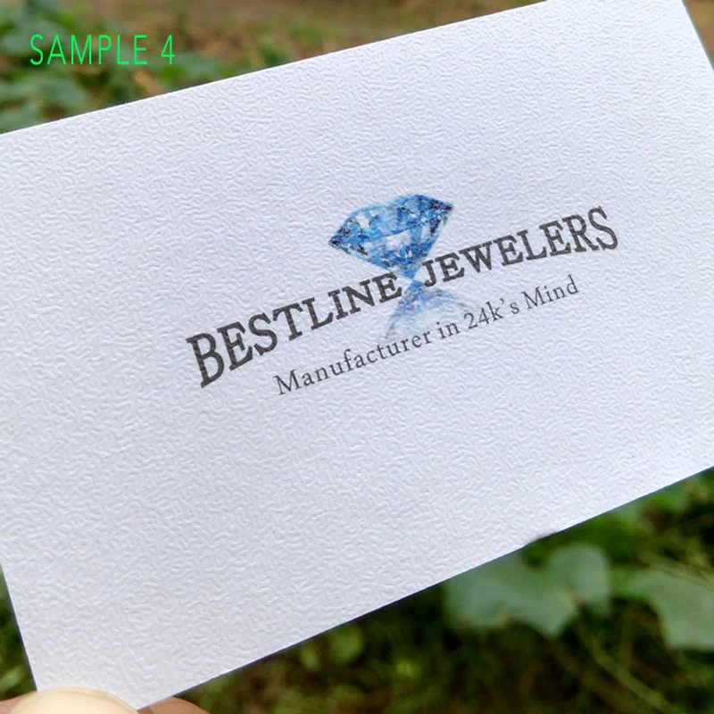 200/500 шт. карточки для визиток из экологически чистой бумаги без покрытия с