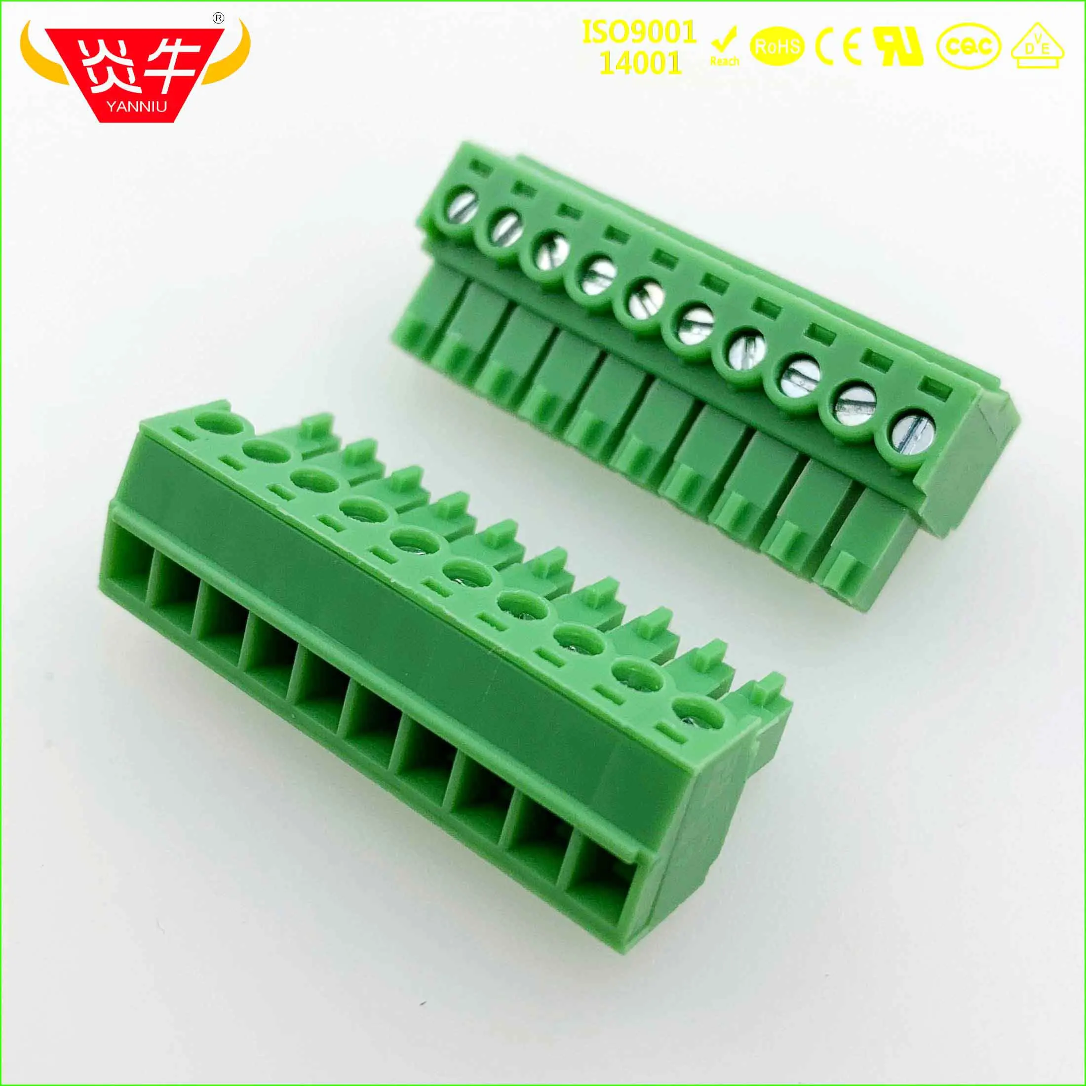 2EDGK-3.81-10P KF2EDGK 3,81 2P~ 12P PCB клеммные блоки 15EDGK 3,81 мм 2PIN~ 12PIN MC 1,5/2-ST-3, 81-1803578 Феникс контакт KEFA DEGSON - Цвет: 2EDGK-3.81-10P