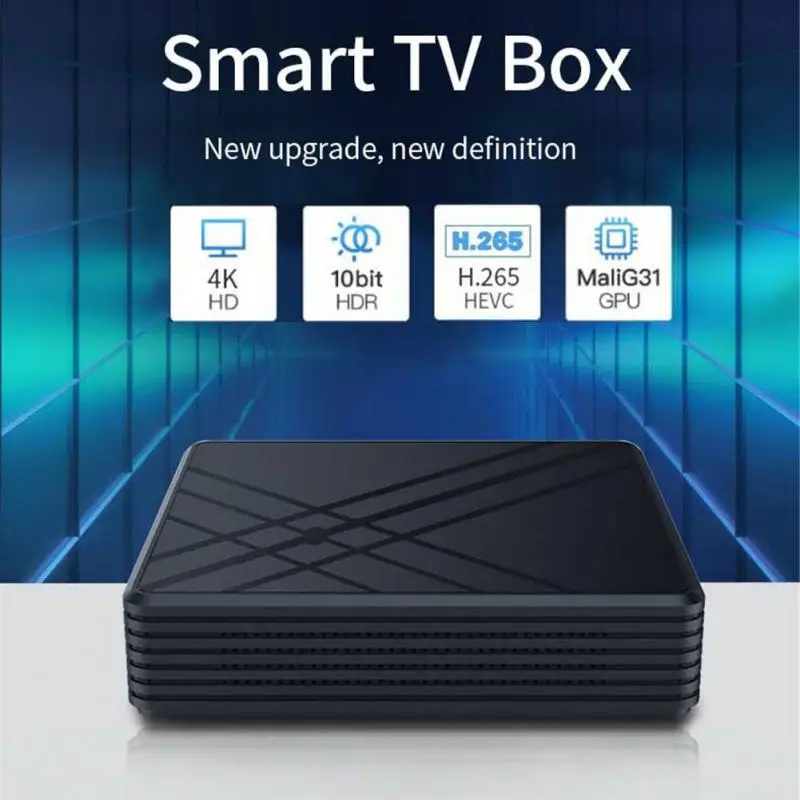 

Приставка Смарт-ТВ MQ + S, Android, 4K HD H.265, 8 Гб