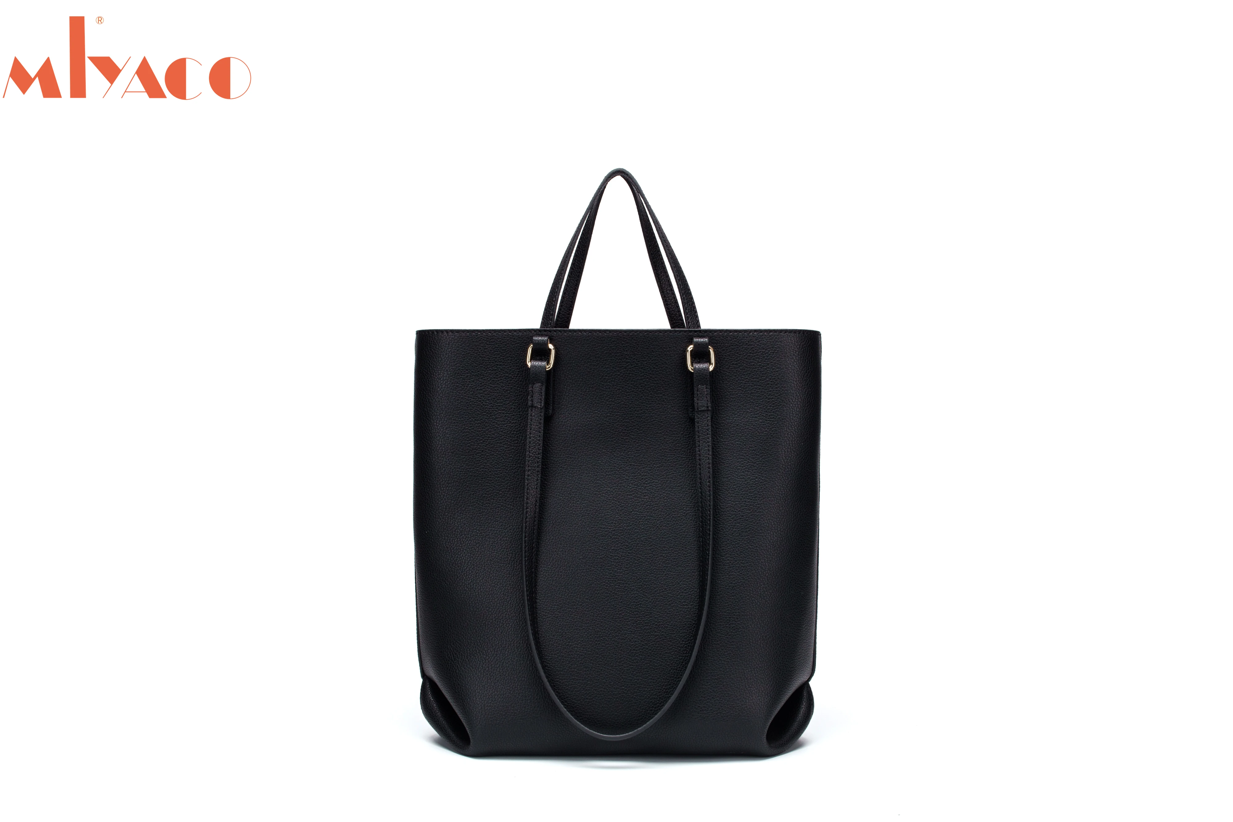 

Miyaco Brand Designer SimpleLarge Capacity Totes Straight Fashion Genuine Leather Hand Bag 2021