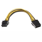 Molex 8-контактный PCI Express к Pcie 8-контактный (6 + 2) PC материнская плата видеокарта Pci-e GPU VGA ATX PSU Удлинительный кабель питания