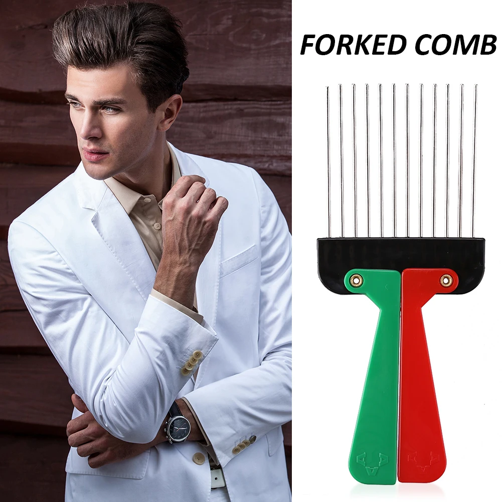 Складная MetalWide зубы парикмахерская расческа афро волосы Стиль Палочки гребень