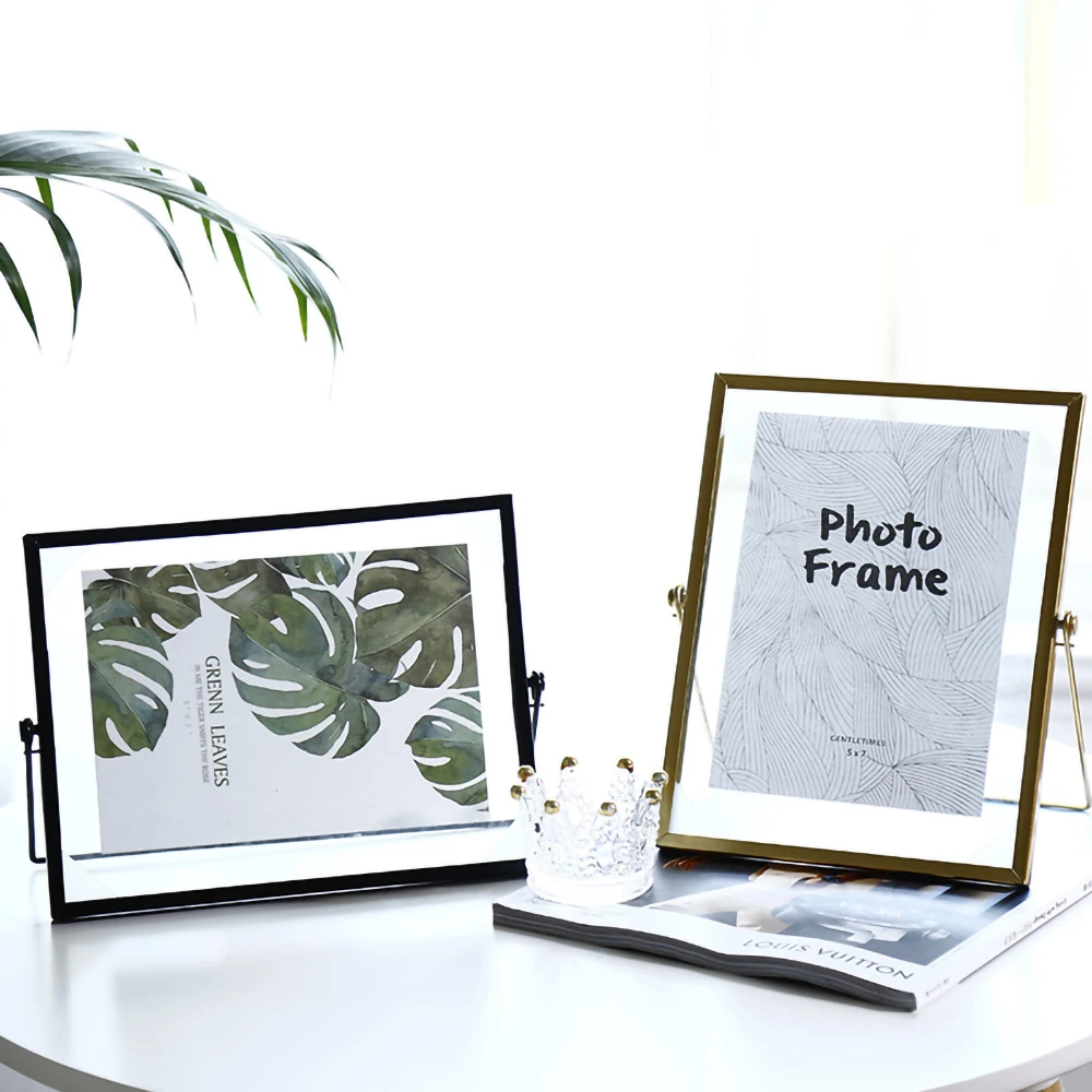 Металлическая картина постер рамка скандинавский золотой настенный фото куб