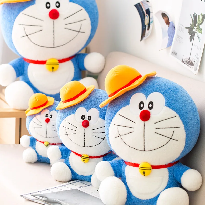 

Hot Anime Stand By Me Doraemon Plush Toys Soft Stuffed Animal Pillow Cute Cat Doll Baby Soothing Toys Kids Gift Dorami Figure