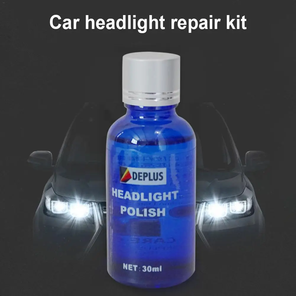 Реставрация фар автомобиля Жидкий блеск набор 30 мл авто передняя фара мотоцикла