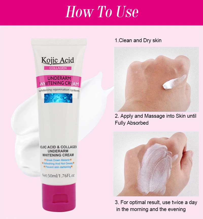 Отбеливание подмышки койевой кислотой крем между ног коленей интимный лосьон