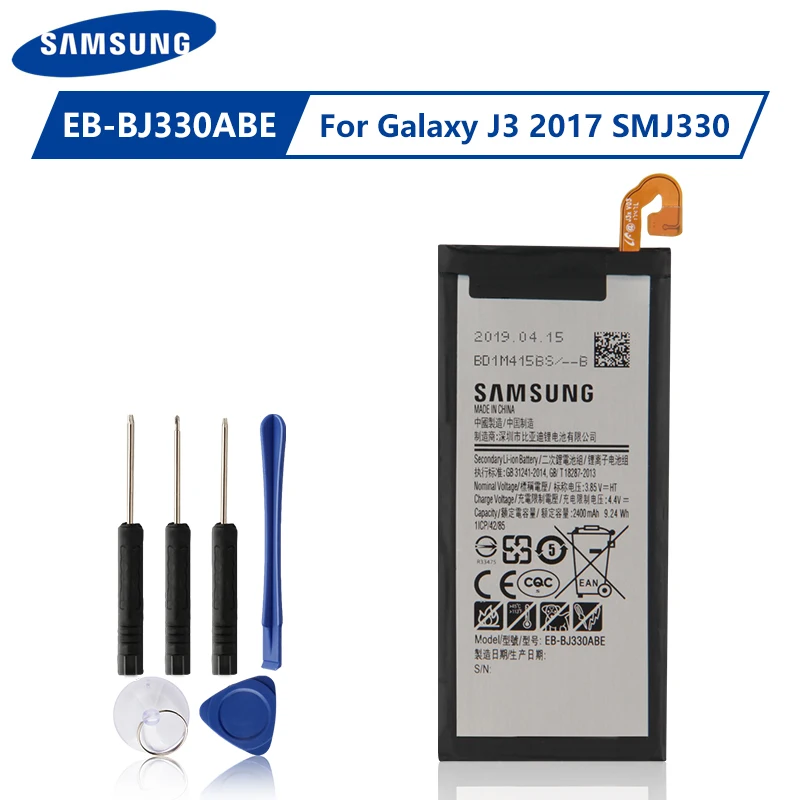 Оригинальный EB BJ330ABE батареи Samsung для GALAXY J3 2017 SM J330 J3300 Серия Оригинальные