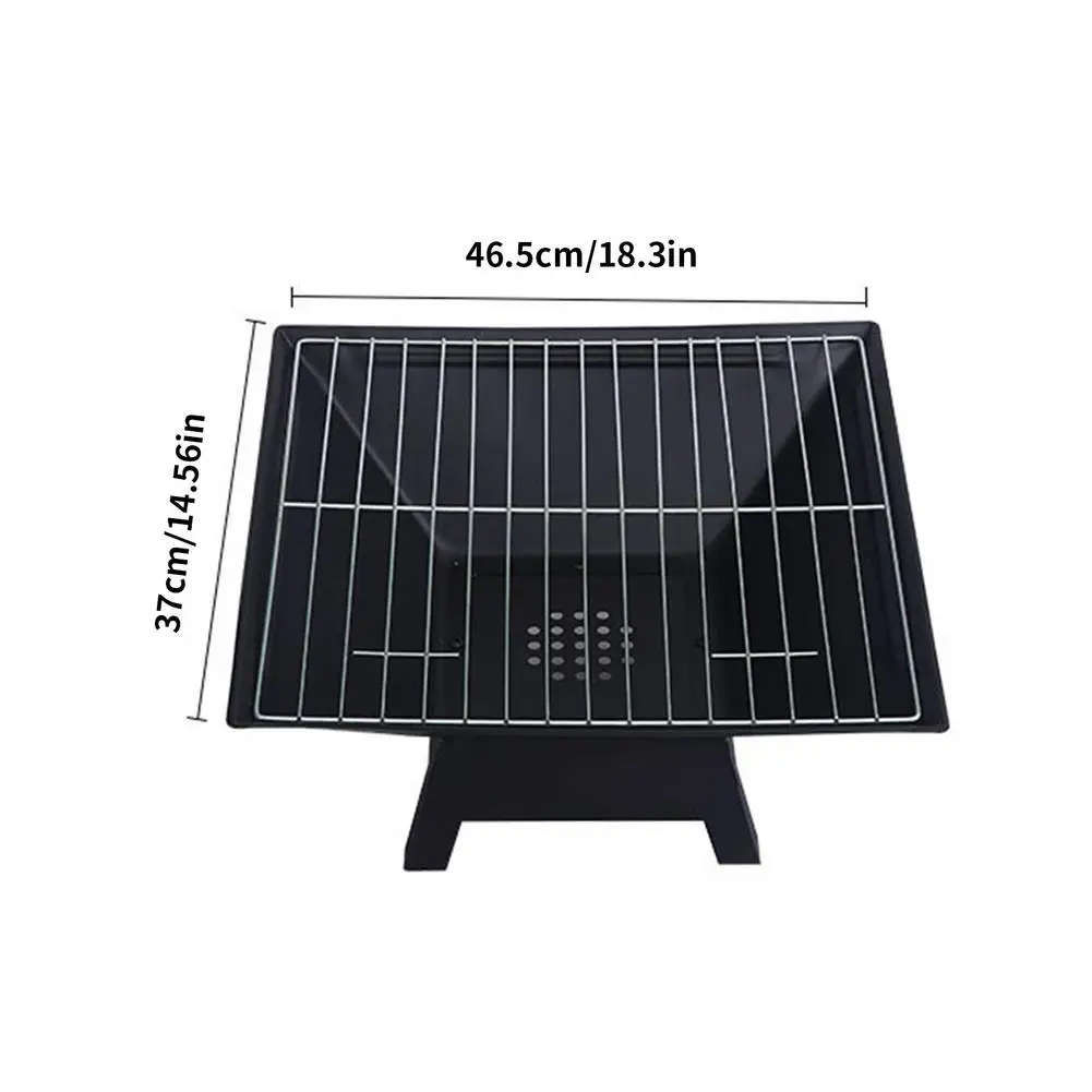 

Three-in-one Barbecue Grill Steel Fire Pit Charcoal Barbecue Grill With Net Cover Outdoor Barbecue Camping Hiking Supplies