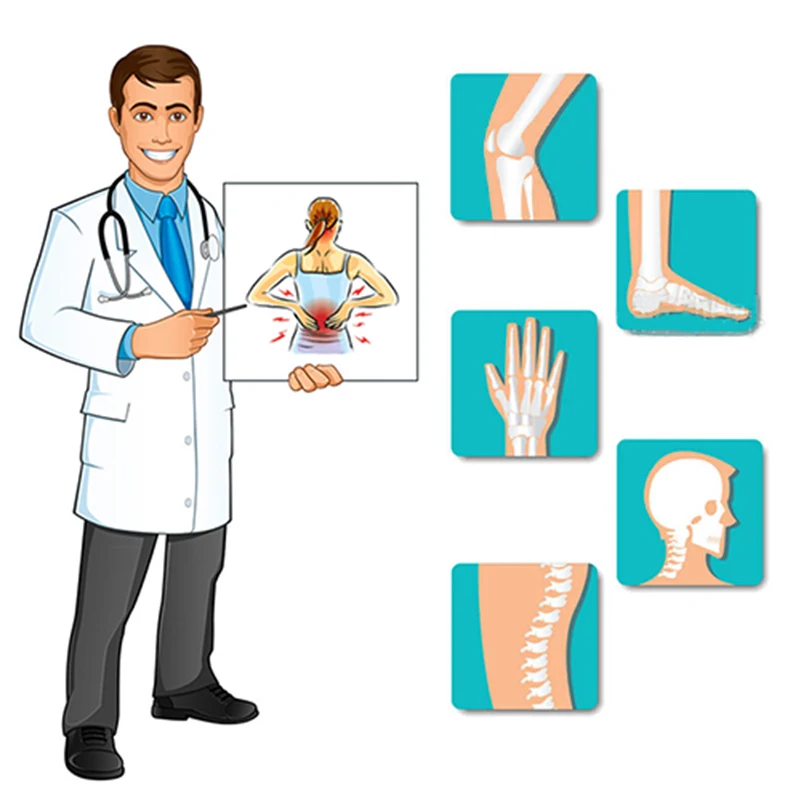 

24pcs Arthritis Moxibustion Stickers Body Back Pain Patches Lumbar Spine Medical Plaster Self-heating Wormwood Pain Relief A279