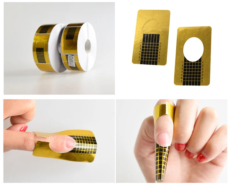 20 шт. профессиональная французская форма для ногтей кончики дизайна акриловый