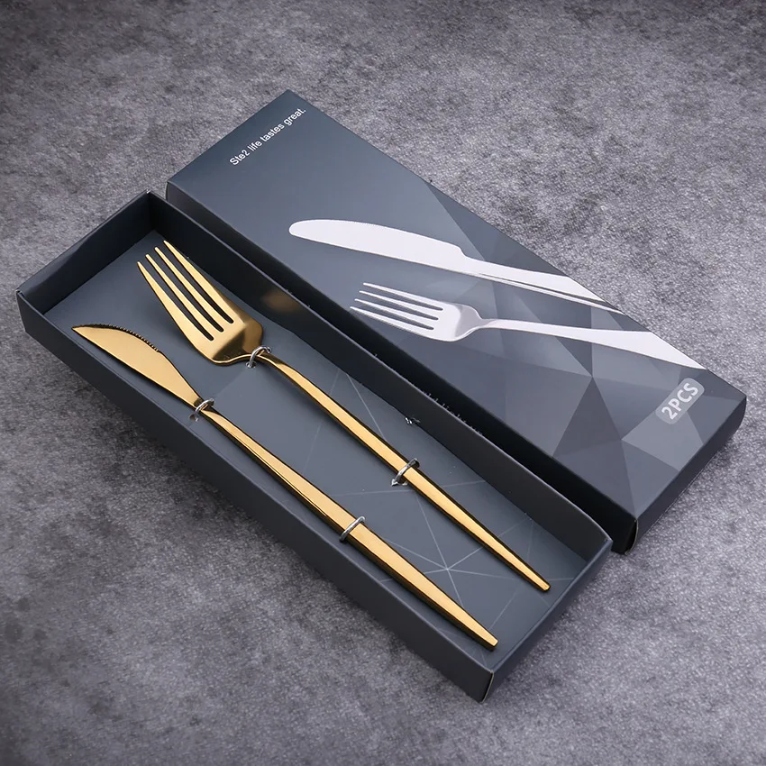 4 шт. Посуда Набор подарочных коробок нож вилка ложка набор ножей столовые
