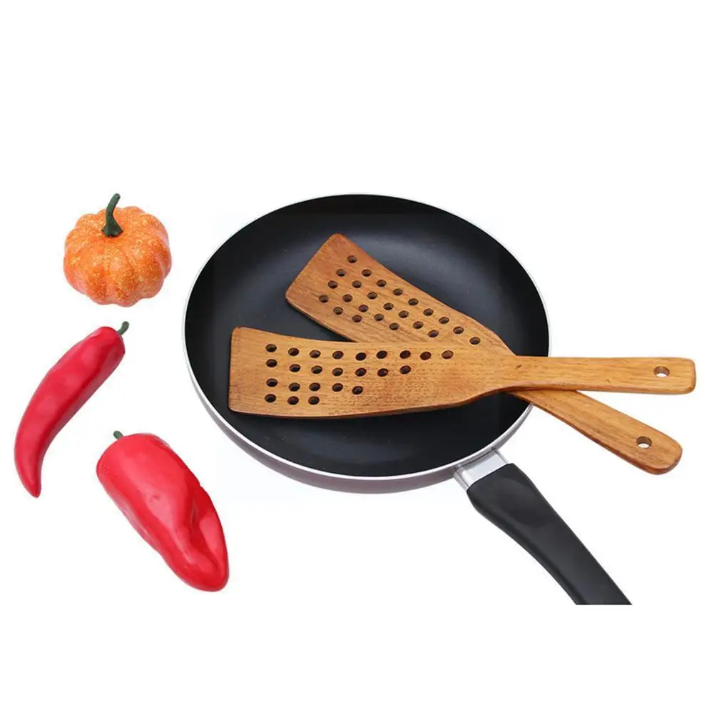 Неприлипающая деревянная лопатка для жарки натуральная посуда деревянные