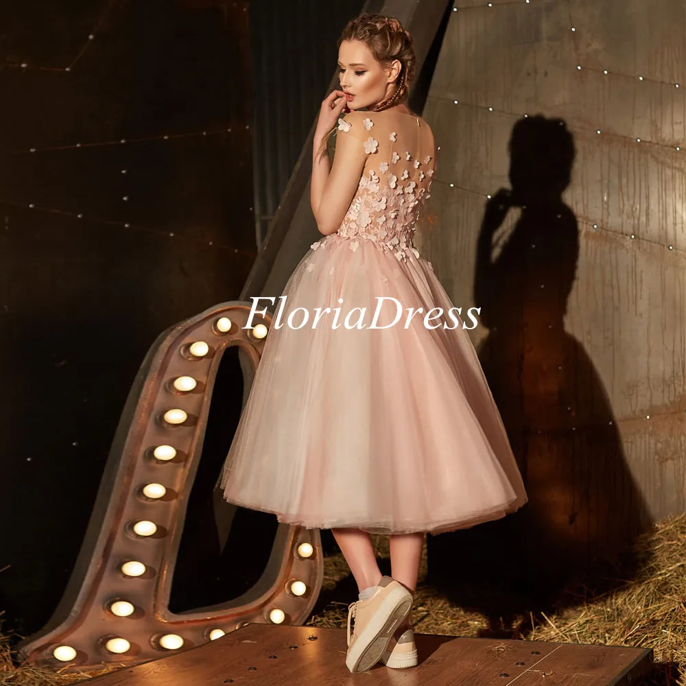 

Платье для выпускного вечера для девочек, платье с фатиновой аппликацией и рукавами-крылышками для встречи выпускников, бальные платья, эле...