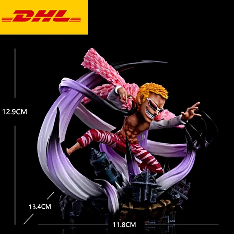

Статуя Donquixote Doflamingo 5 дюймов, цельный бюст, нить, фрукты, длинный портрет, оригинальная экшн-фигурка GK, игрушечная коробка 13 см X2688