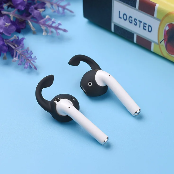 Накладки для наушников Apple Airpods Air Pods амбушюры с ушным крючком силиконовые