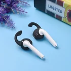 Накладки для наушников Apple Airpods Air Pods, амбушюры с ушным крючком, силиконовые накладки для наушников, чехол, амбушюры