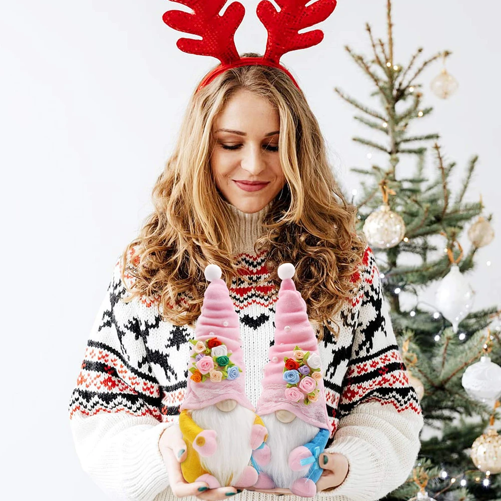 Беслицевая плюшевая кукла Tomte Шведский гном весенние цветы карликовая эльф