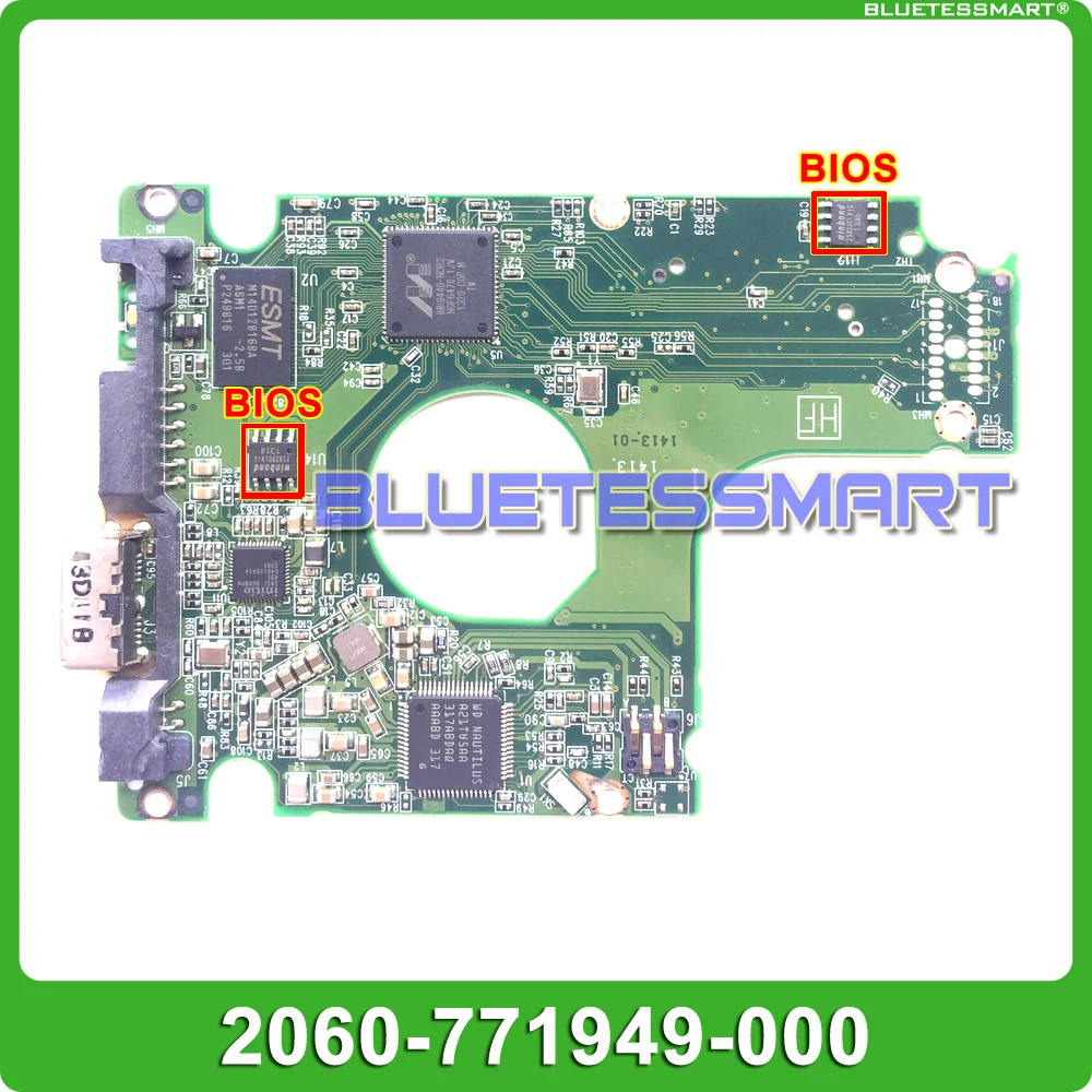 hdd pcb логическая плата 2060 771949 000 rev p1 для wd 25 u