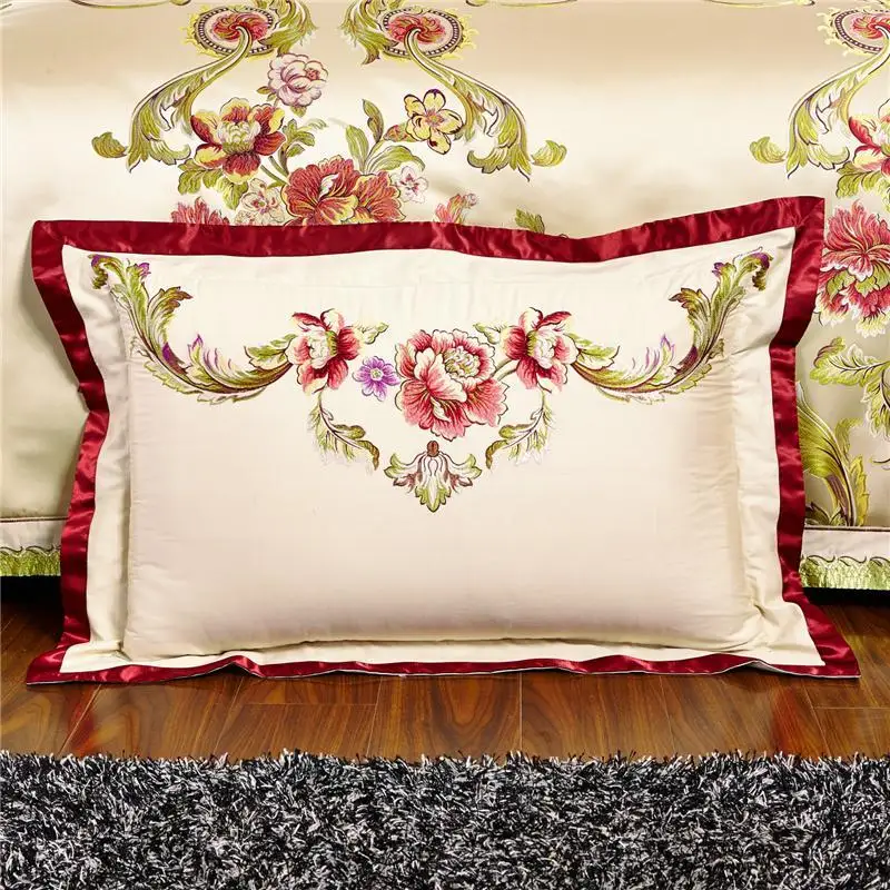 

4/6/10Pcs Oriental Jacquard Luxury Wedding Royal Bedding Sets King/Queen Size Cotton Bed Spread set Duvet/Quilt Cover Pillowcase