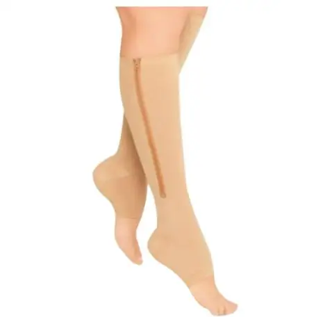 Спортивные Компрессионные носки на молнии удобные поддерживающие ноги| |