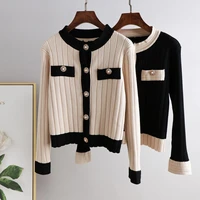 dimi women office lady single breasted fashion coat sweater cardigan high quality spring fall knit