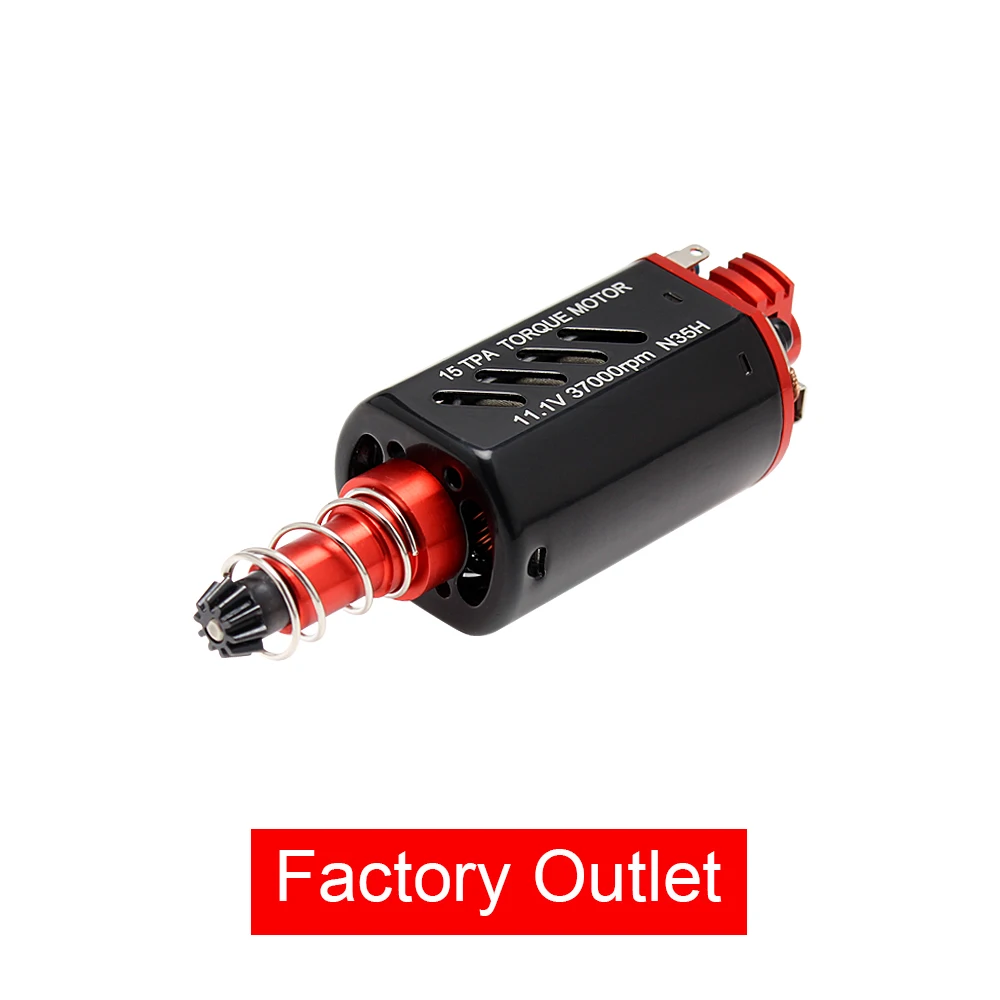 Высокоскоростной мотор 15TPA с высоким крутящим моментом, 37000 об/мин, мотор AEG, длинный мотор CMC для страйкбольного шрама P90 M4 M16 версия 2, коробка передач