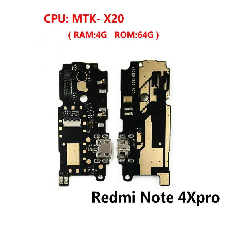 Для Xiaomi Redmi Note 4 4X 4XPro USB зарядное устройство Порт док станция разъем гибкий кабель