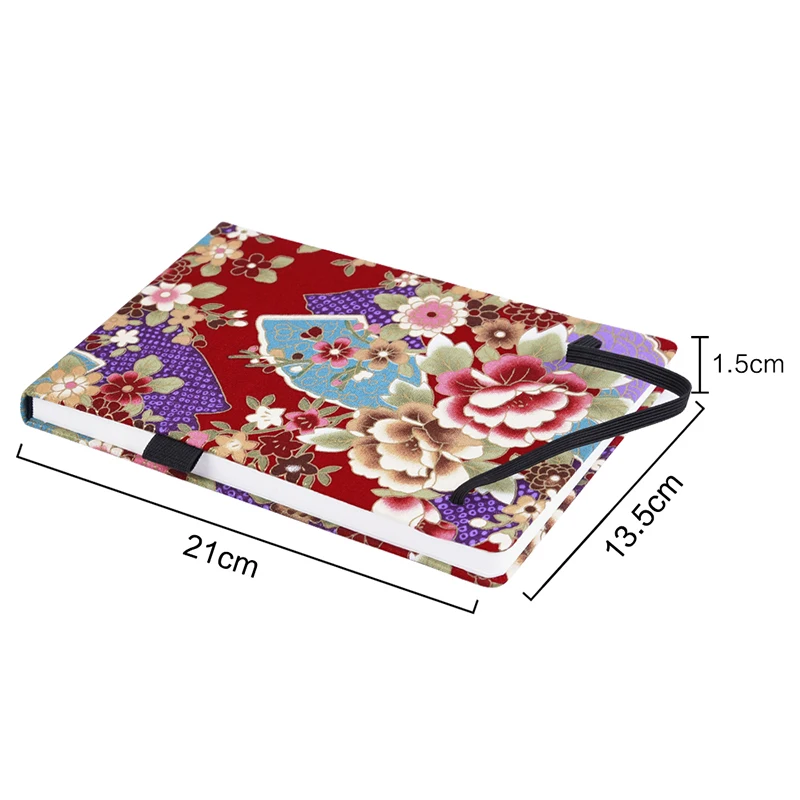 

Pocket Vintage Watercolor Painting Notebook Small Travel Sketchbook Ukiyoe Journal Support Marker Pen