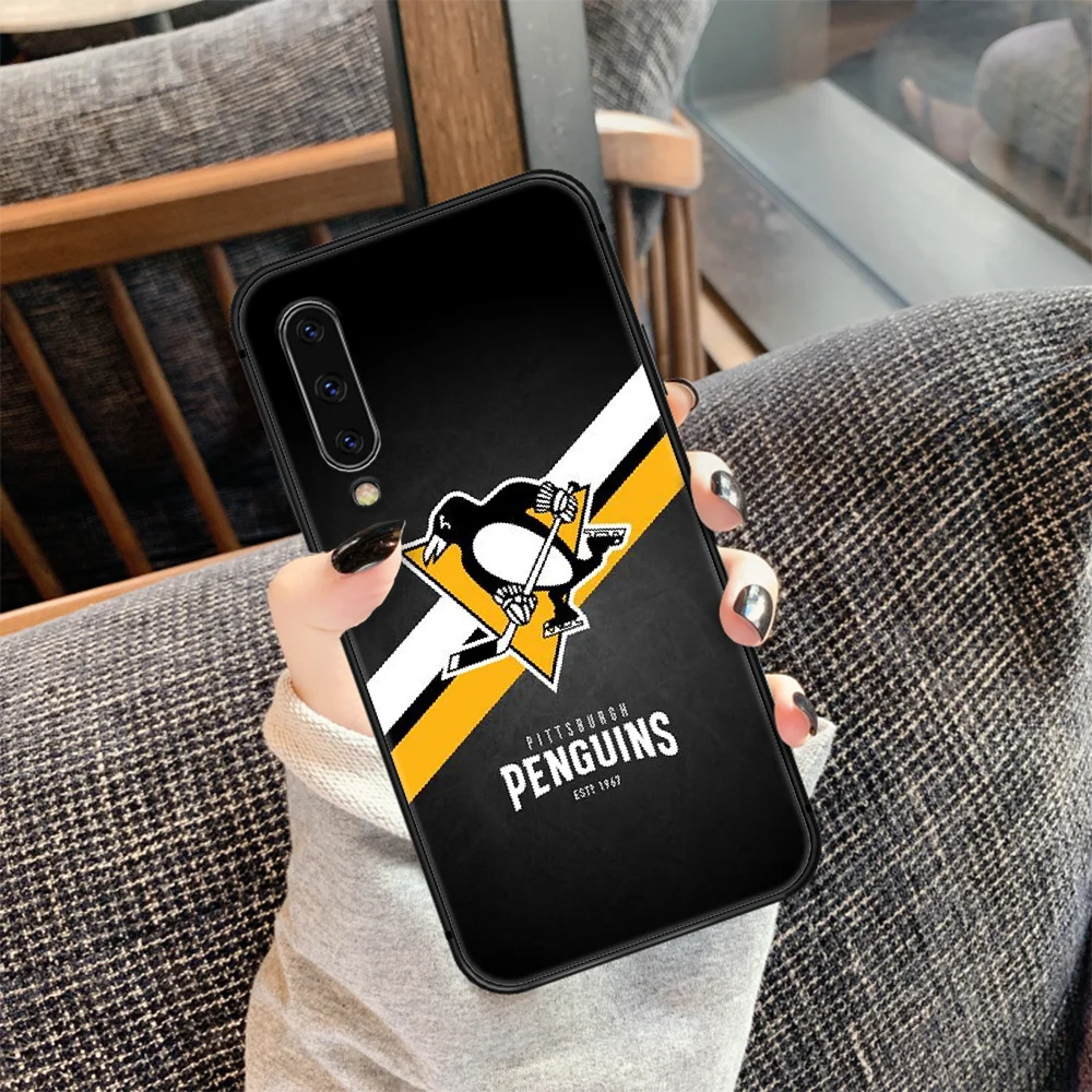 

Pittsburgh Penguin Phone Case Cover For Samsung Galaxy A10 A11 A20 E A21 A30 A40 A50 A51 A70 A71 A81 S Black Funda Soft Shell