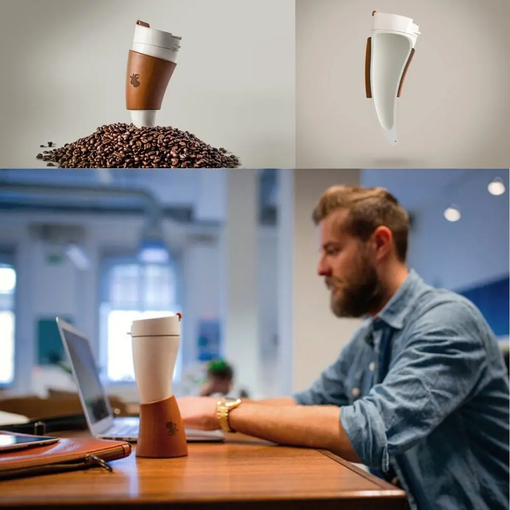 230 мл Нержавеющая сталь Творческий козел рогами Кофе кружка термос чашка Чай