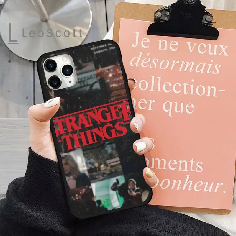 

stranger things Phone Cases for iPhone 11 12 pro XS MAX 8 7 6 6S Plus X 5S SE 2020 XR