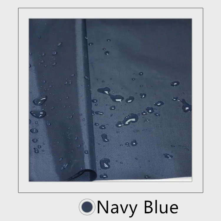 Navy Blue 150x100 см тонкий 190 т поли тафф покрытие водонепроницаемая ткань анти-вода полиэстер тафты для зонт-тент флаг драпировка швейные инструменты - Цвет: Navy Blue