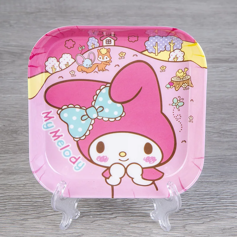 Cartoon Hellokitty Kitchen Plate Toys For Girl Gift 14*14cm Fashion Style Tool Toy |