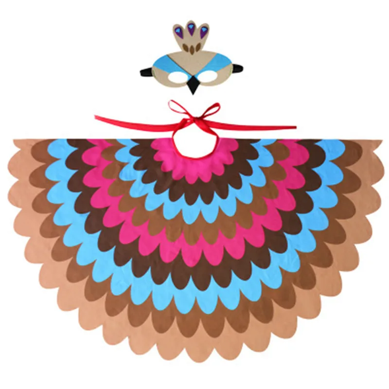 Карнавальный костюм детский для мальчиков с изображением птиц крылья животных