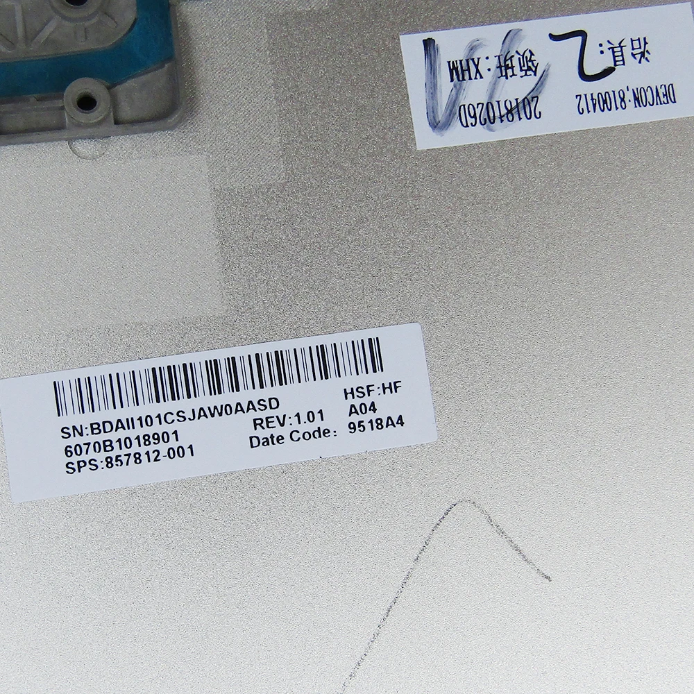 

New For HP 15-AS 15T-AS Series 15.6" Laptop Top Cover LCD Cover Back Cover Rear Lid Housing Cabinet 857812-001 6070B1018901