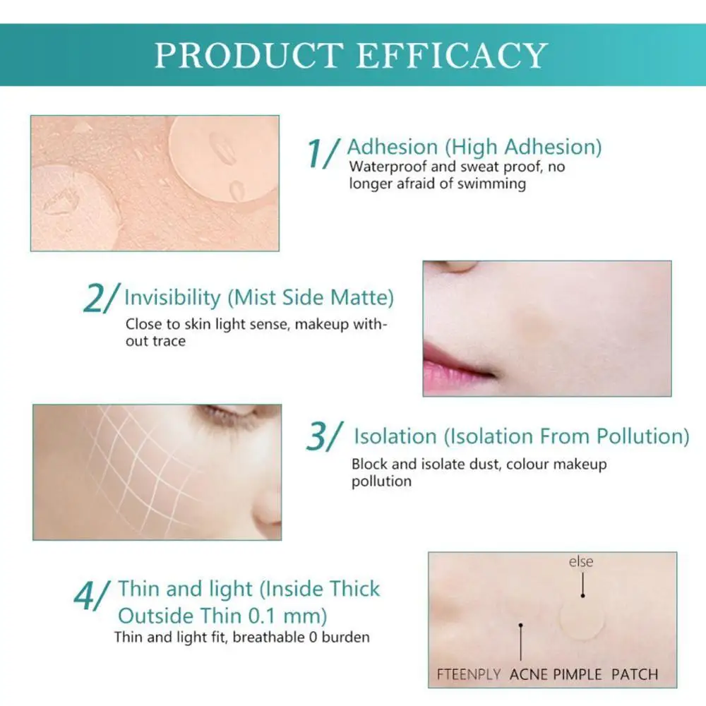 Прыщи против акне невидимые наклейки для лечения маска лица средство удаления