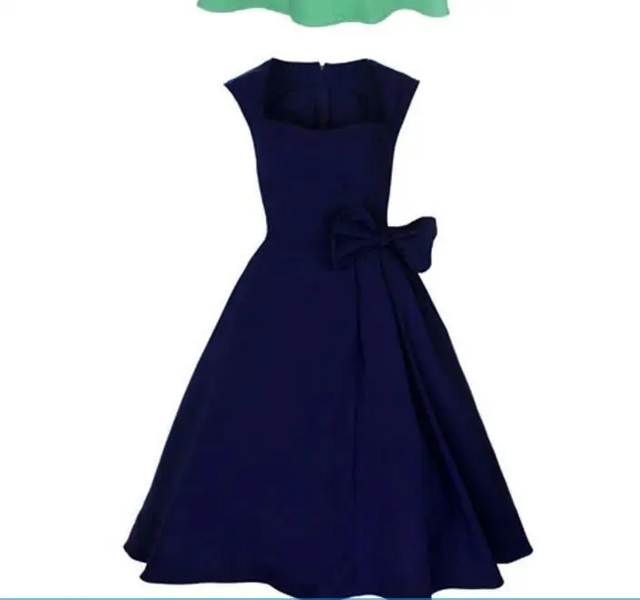 Одри Хепберн рокабилли Винтаж Свинг платье для выпускного вечера 40s 50s ретро эмо