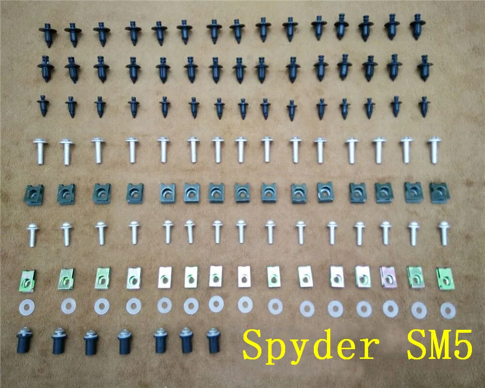 Обтекатель кузова Комплект болтов Винты для подходит Can Am Spyder SM5 (только модели RS)