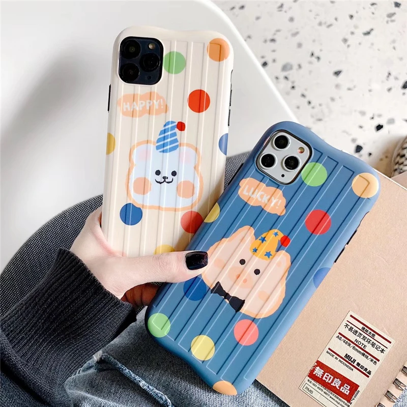 Чехол для телефона с изображением мультяшной дуги и 3D полосой счастливого