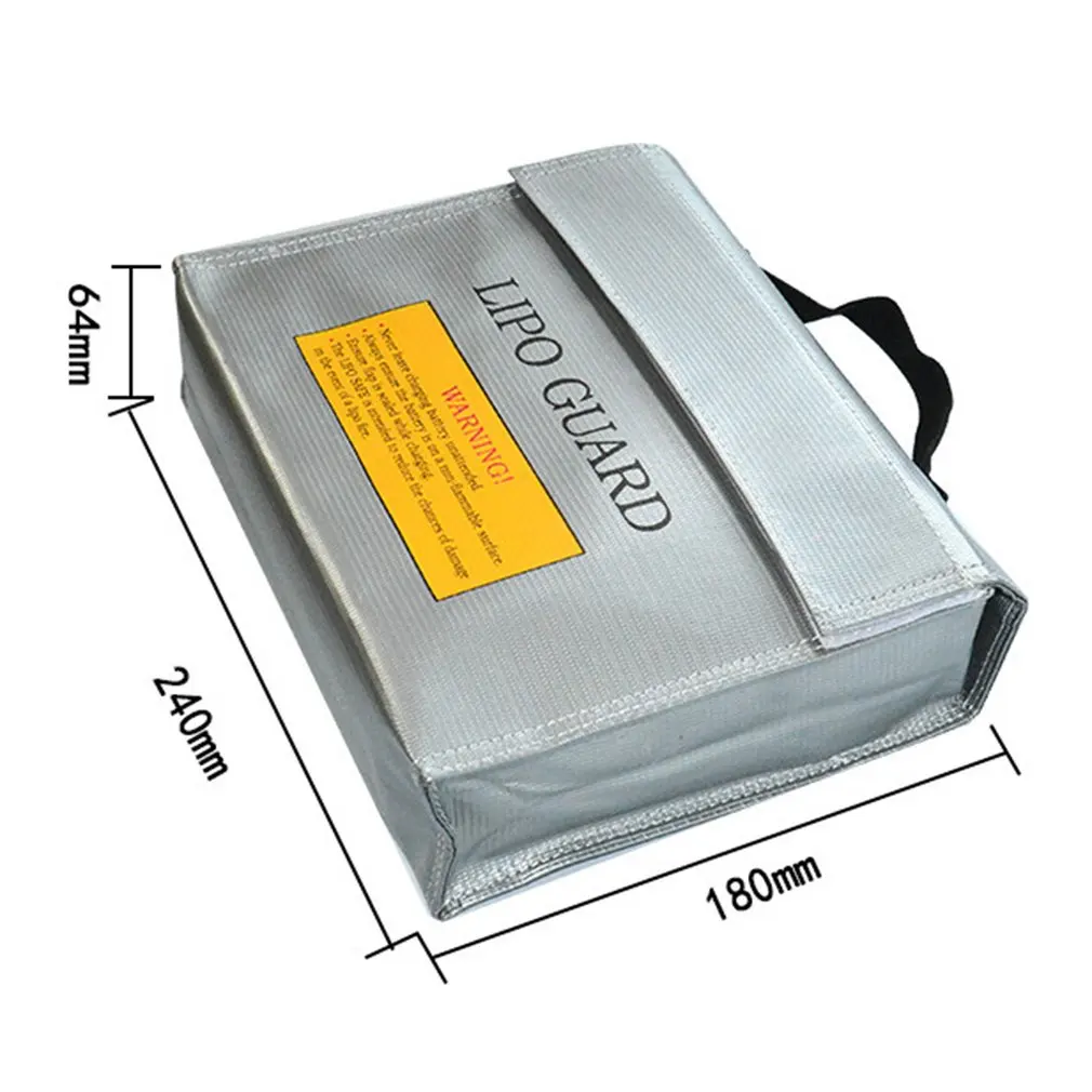 

Portable Lithium Battery Guard Bag Fireproof Explosion-proof Bag RC Lipo Battery Safe Bag Guard Charge Protecting Bag