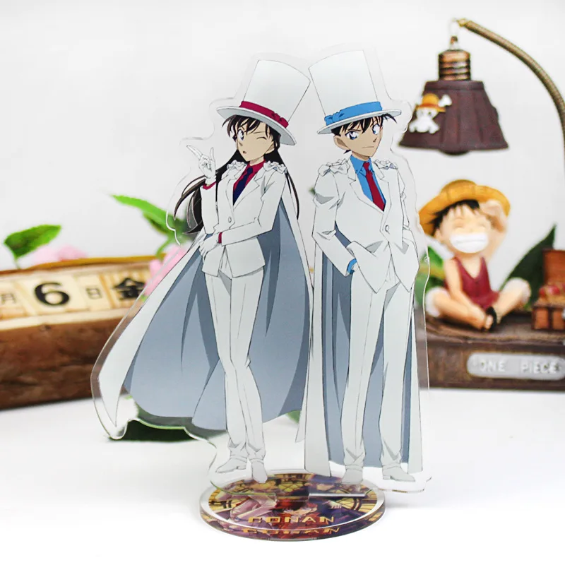 Фигурка Detective Conan из аниме высотой 16 см из акрила в виде подставки модели игрушки для косплея, украшения или коллекции подарков.