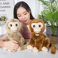 nice 1pc 17cm30cm simulated monkey plush dolls lovely huggbale apes toy stuffed soft animal pillow baby kawaii birthday gift
