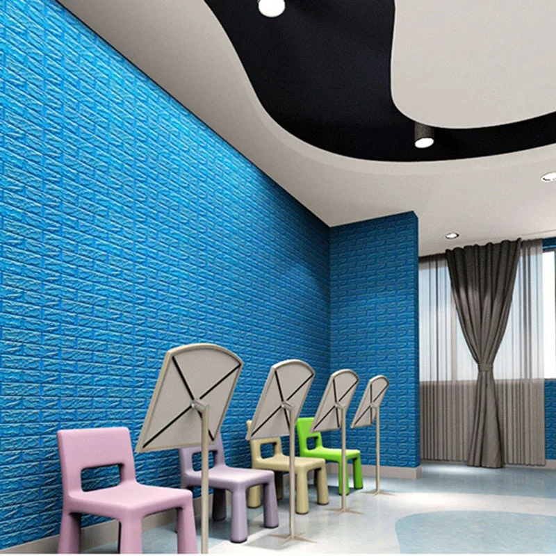 3D наклейки на стену имитация кирпича самоклеющиеся обои водонепроницаемая