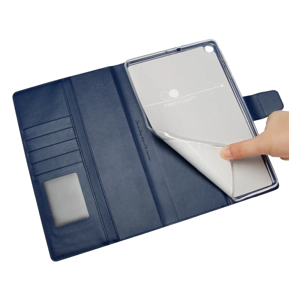 Чехол из искусственной кожи Funda Capa с откидной крышкой и подставкой для Samsung Galaxy Tab A 10,1 T510 T515 SM-T510 SM-T515 чехол для планшета
