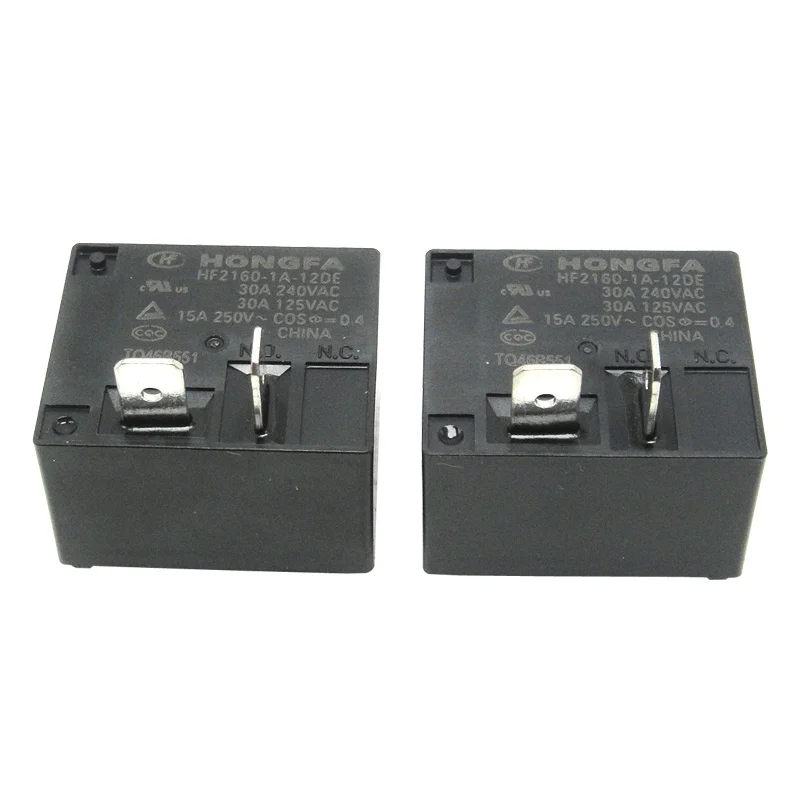 

Реле HF2160-1A-12DE, HF2160-1A-24DE, 12 В постоянного тока, 24 В постоянного тока, 30 А, 240 В переменного тока, 4 контакта
