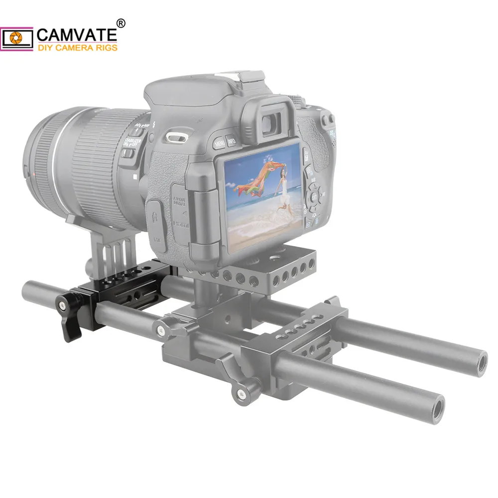 CAMVATE алюминиевая многофункциональная камера Стандартный 15 мм двойной стержень