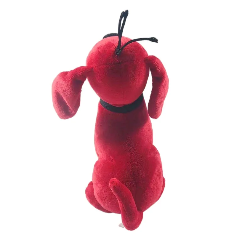 Juguetes de peluche de dibujos animados para ni&ntilde;os, perro rojo grande, Kawaii, 22cm-4