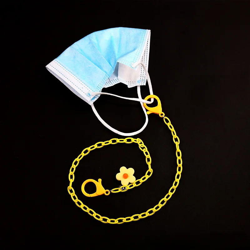 

Acrylic Sunglass Chain Cute Flower anti-slip reading Glasss Chain Neck Strap Eyeglass Lanyard Cord Holder Eyewears accessories